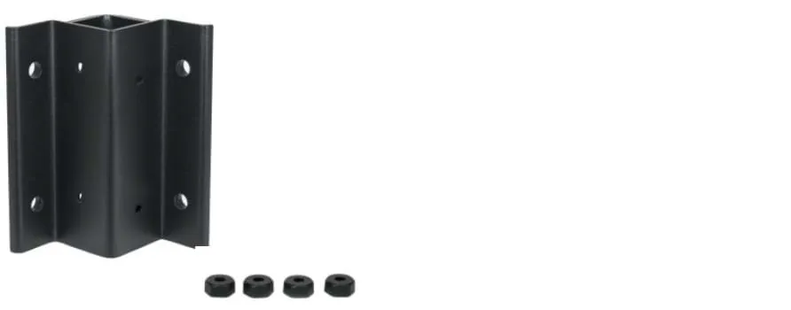 Fortress 3 inch outside corner fascia mount bracket with bolt covers