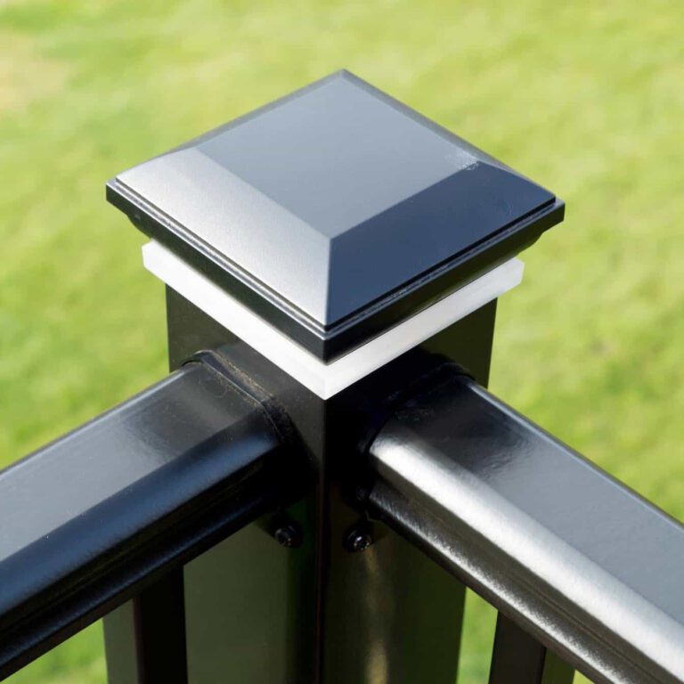 radiance express black top of rail and corner post